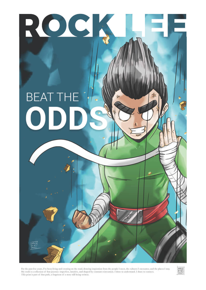 Geek Art - Rock Lee - Beat the Odds 2