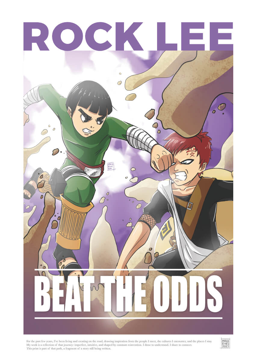 Geek Art - Rock Lee - Beat the Odds