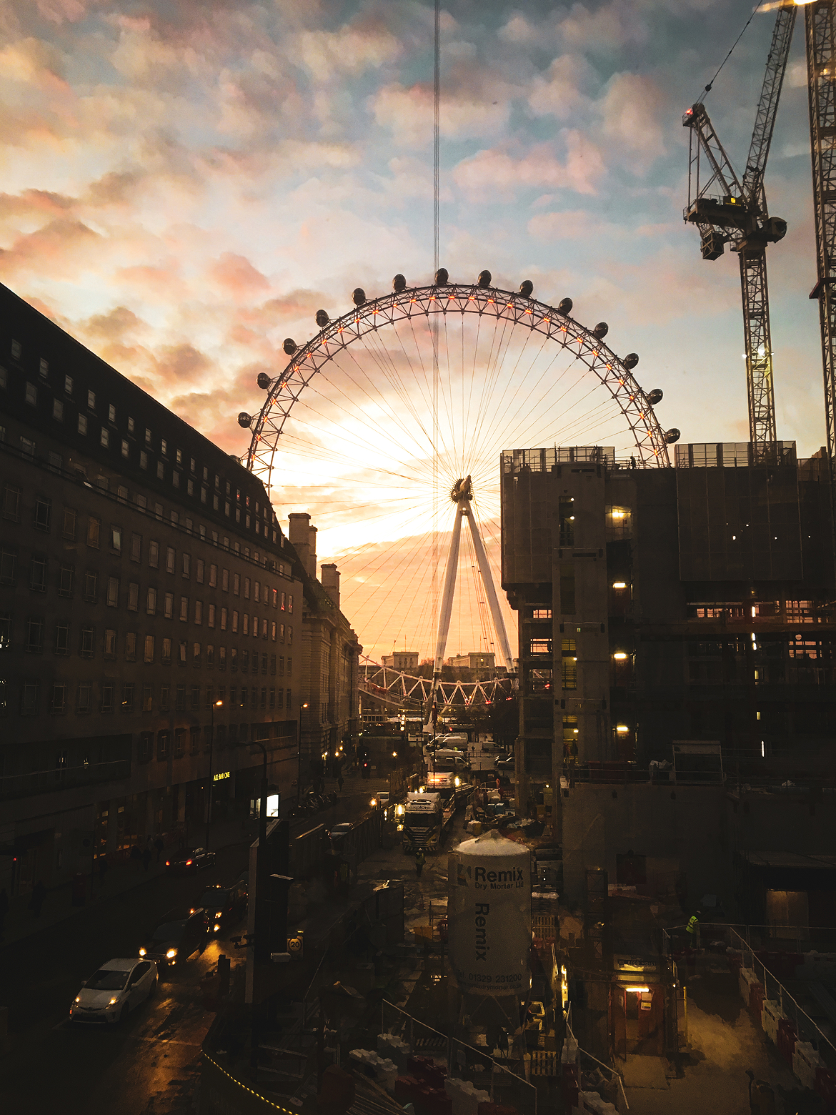 London Eye Sunset by Melbrins