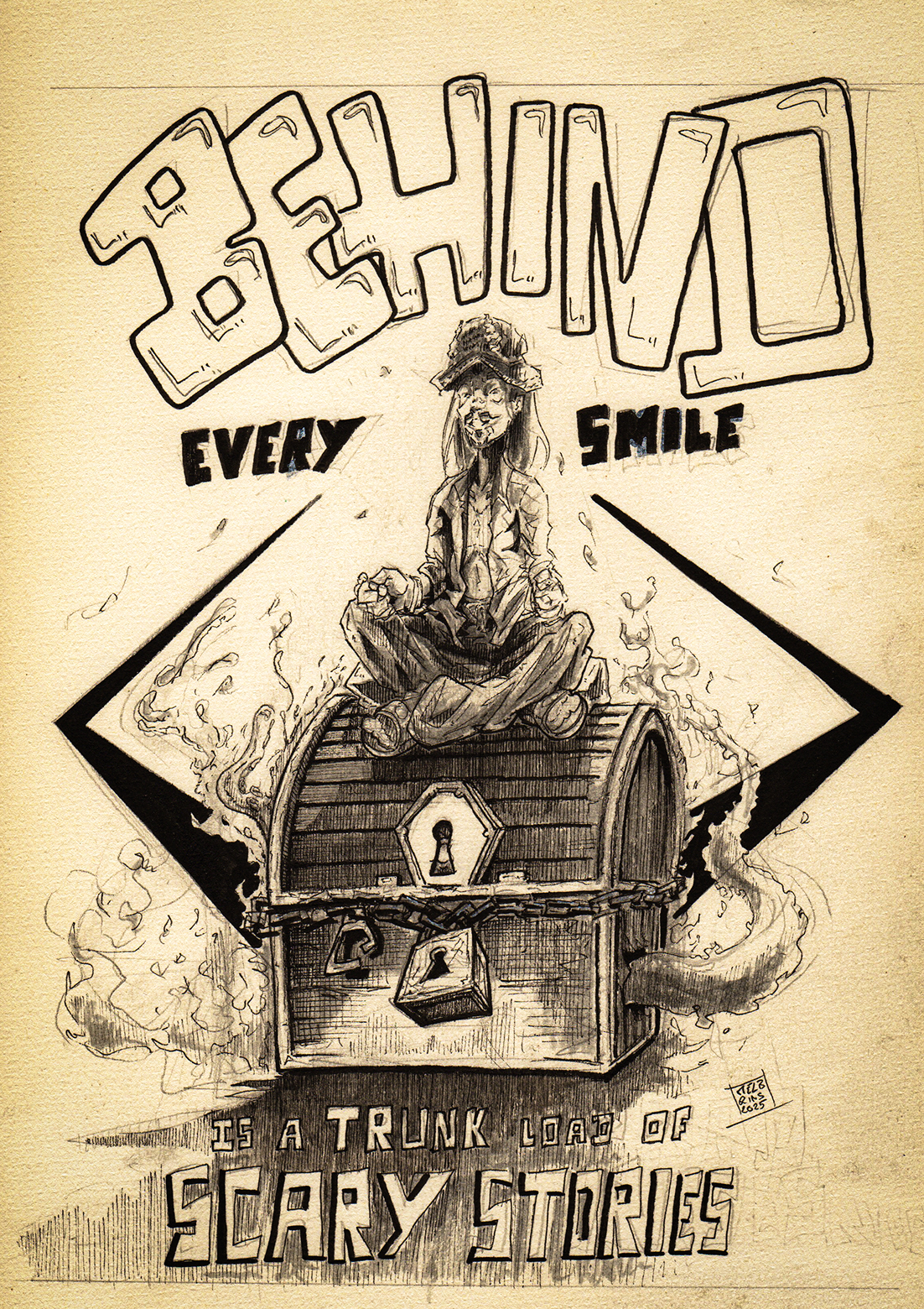 Inktober 2025 Day 14 - by Melbrins