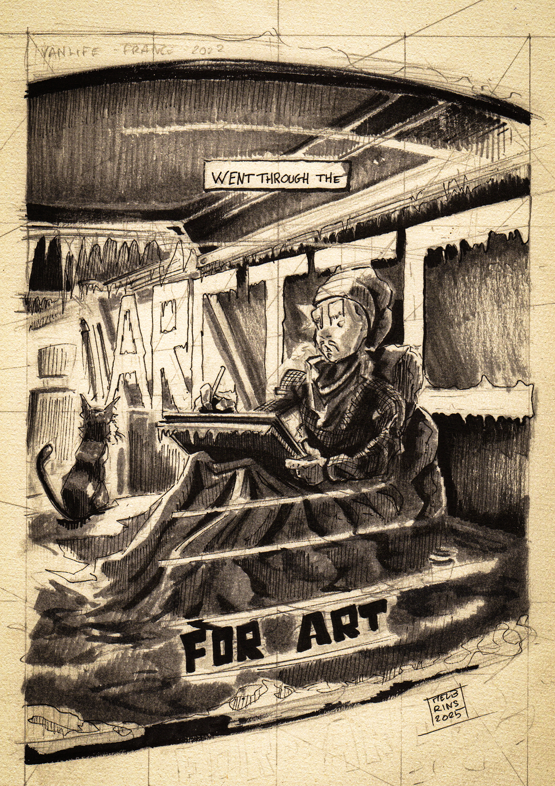 Inktober 2025 Day 19 - by Melbrins