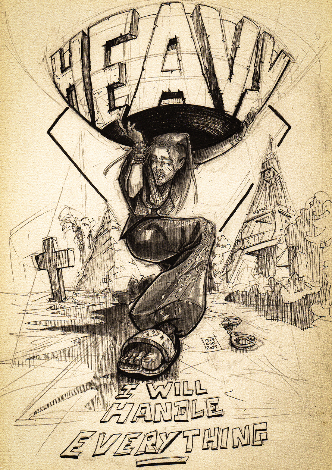 Inktober 2025 Day 9 - by Melbrins