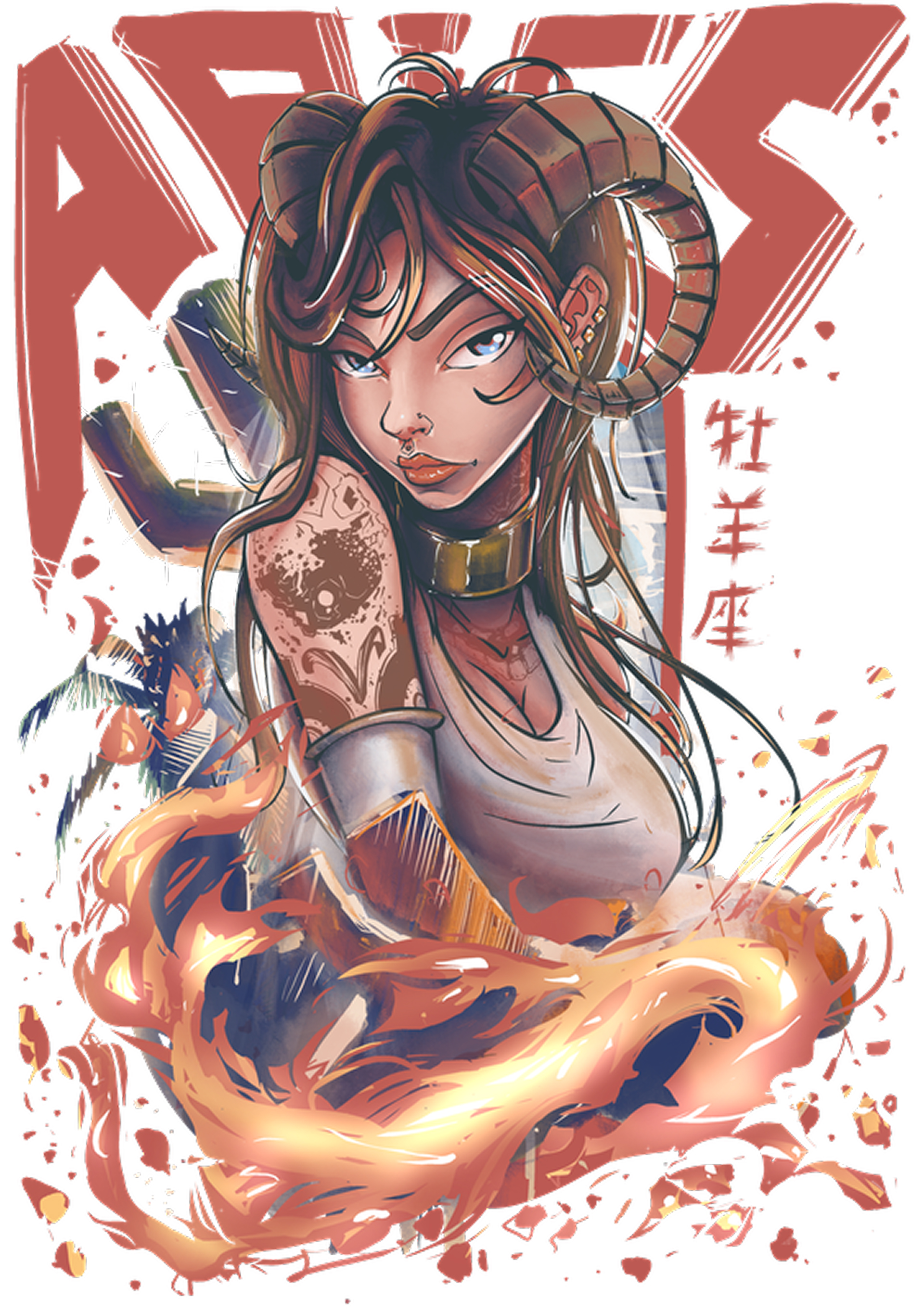 Zodiac Aries by melbrins