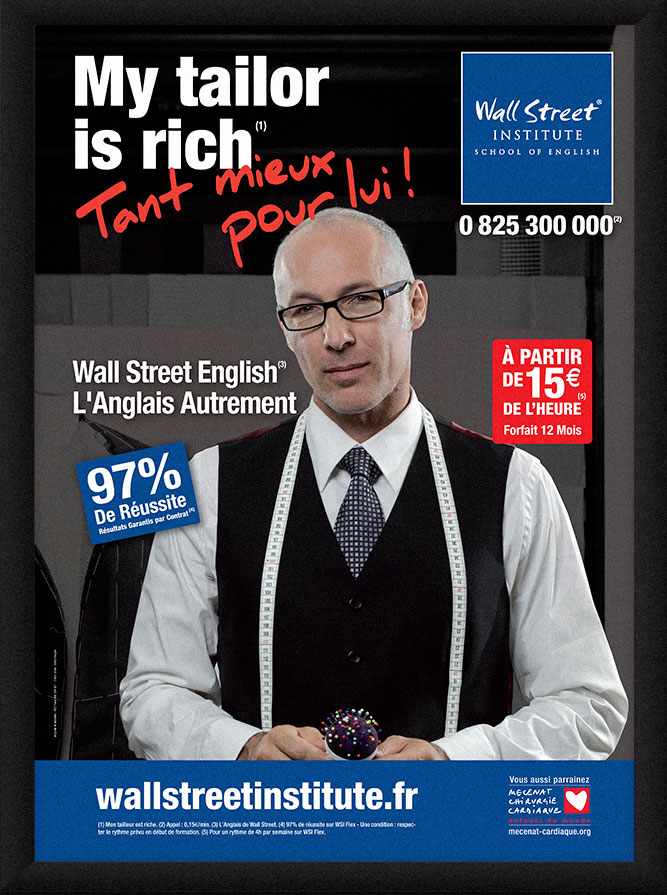 My tailor is rich - Wall Street Institutes